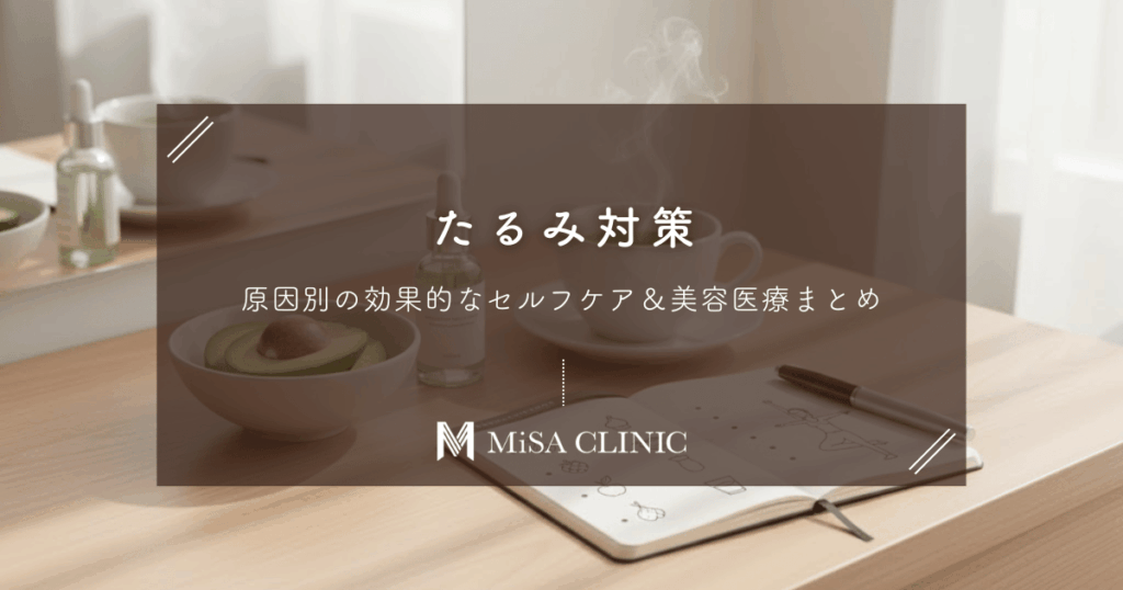 【たるみ対策】原因別の効果的なセルフケア＆美容医療まとめ