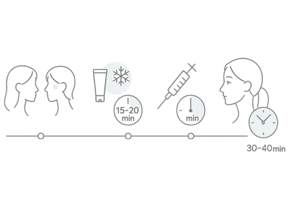 ボトックスの所要時間:カウンセリング〜施術完了の流れ