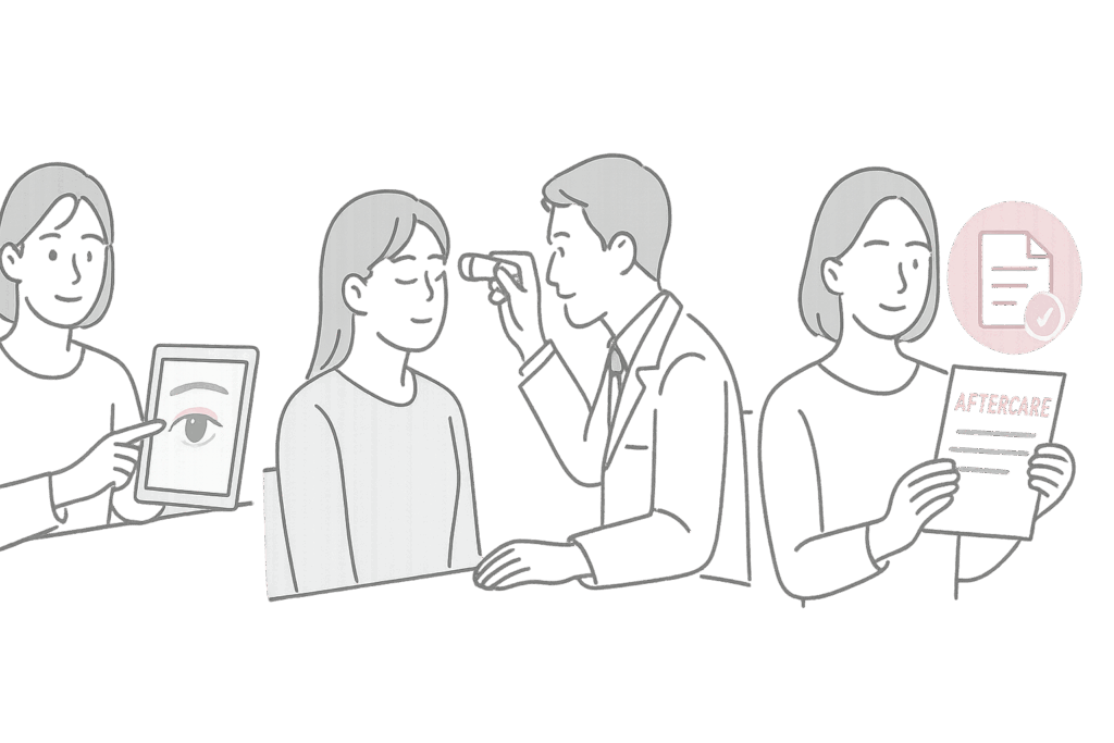 切らないクマ取りで後悔しないためのカウンセリングとクリニック選び