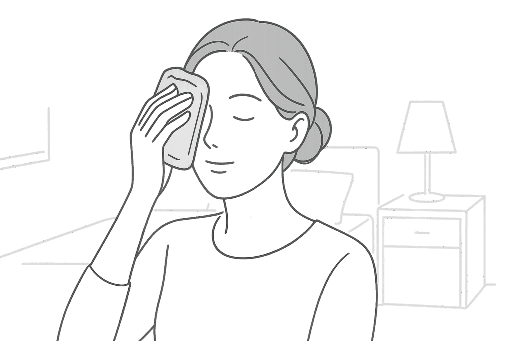 術後のダウンタイム中の過ごし方とセルフケアイメージ