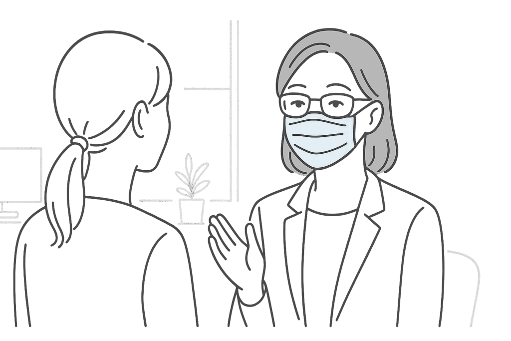 クマ取りダウンタイム中に使える自然な言い訳シーン(オフィス編)