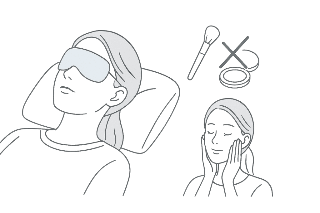 内出血を悪化させない生活ケア法(冷却・就寝姿勢・圧迫防止)