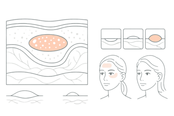 ヒアルロン酸の働き:皮膚断面で見る保水とボリューム補正