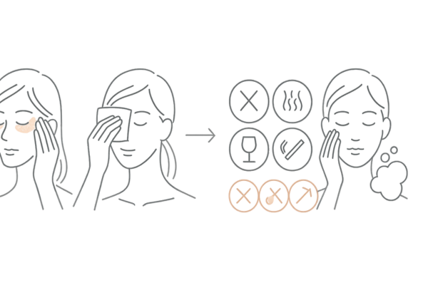 ダウンタイム短縮の術後ケア:冷却→温め・NG行動を直感図解