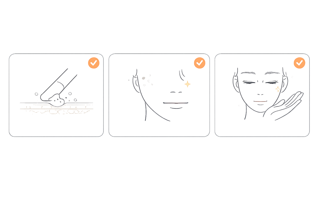 サリチル酸ピーリングで期待できる効果（毛穴・ニキビ・くすみ・化粧ノリ）