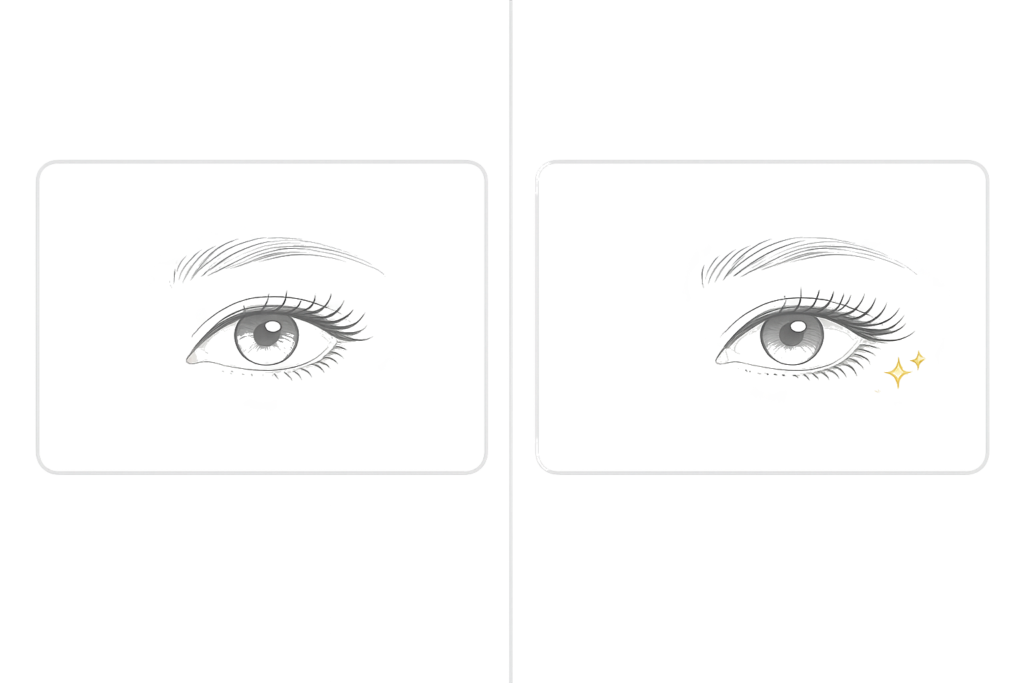 クマ取り施術とマツエクの相性（切る施術と切らない施術の違い）