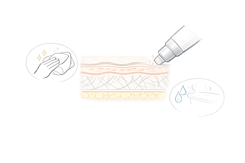 サーマジェンで目元がこけるリスクと対策（出力調整と併用の考え方）