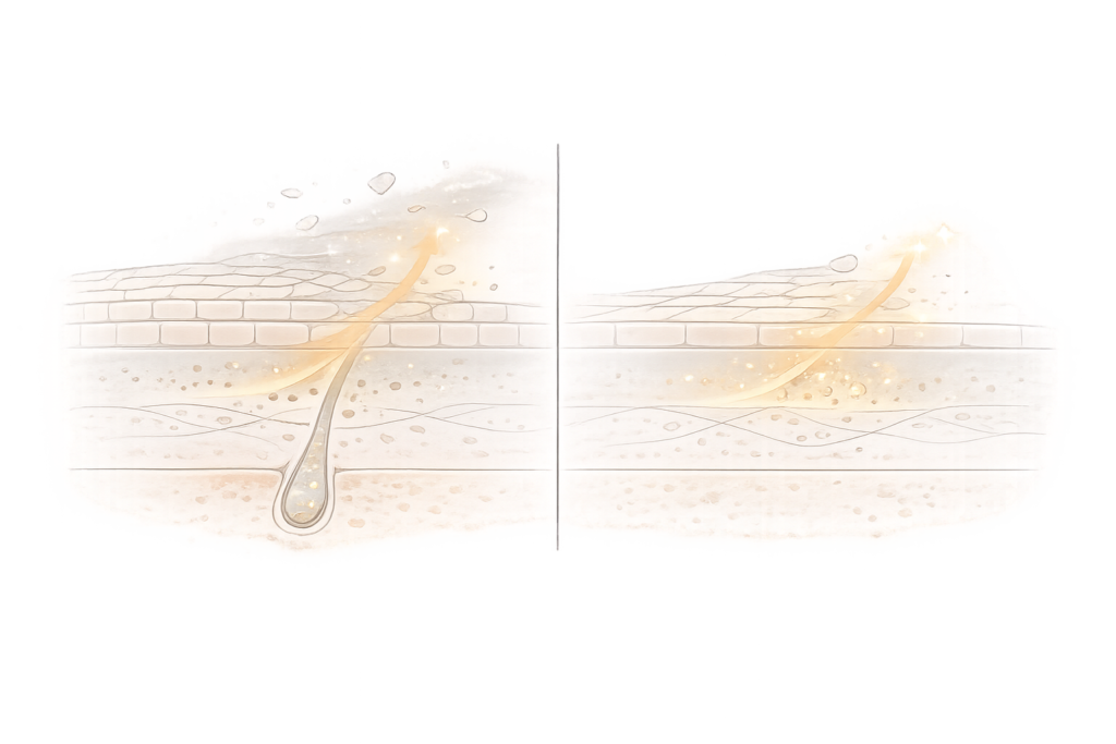 ピーリングでシミ・くすみに働く仕組み（ターンオーバーとメラニン排出）