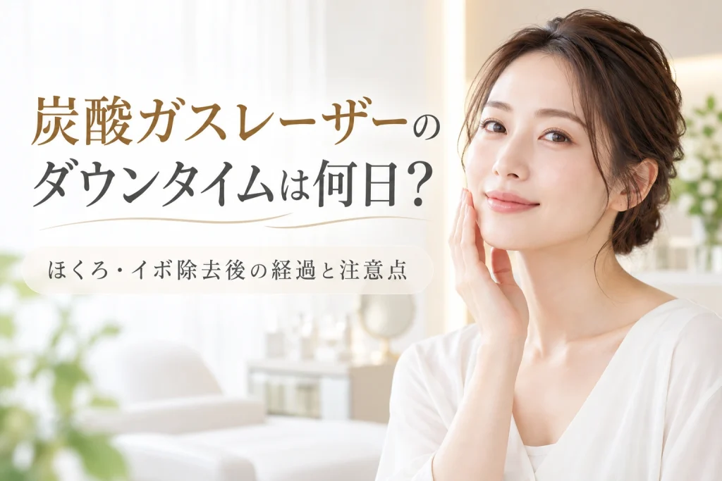 炭酸ガスレーザーのダウンタイム解説