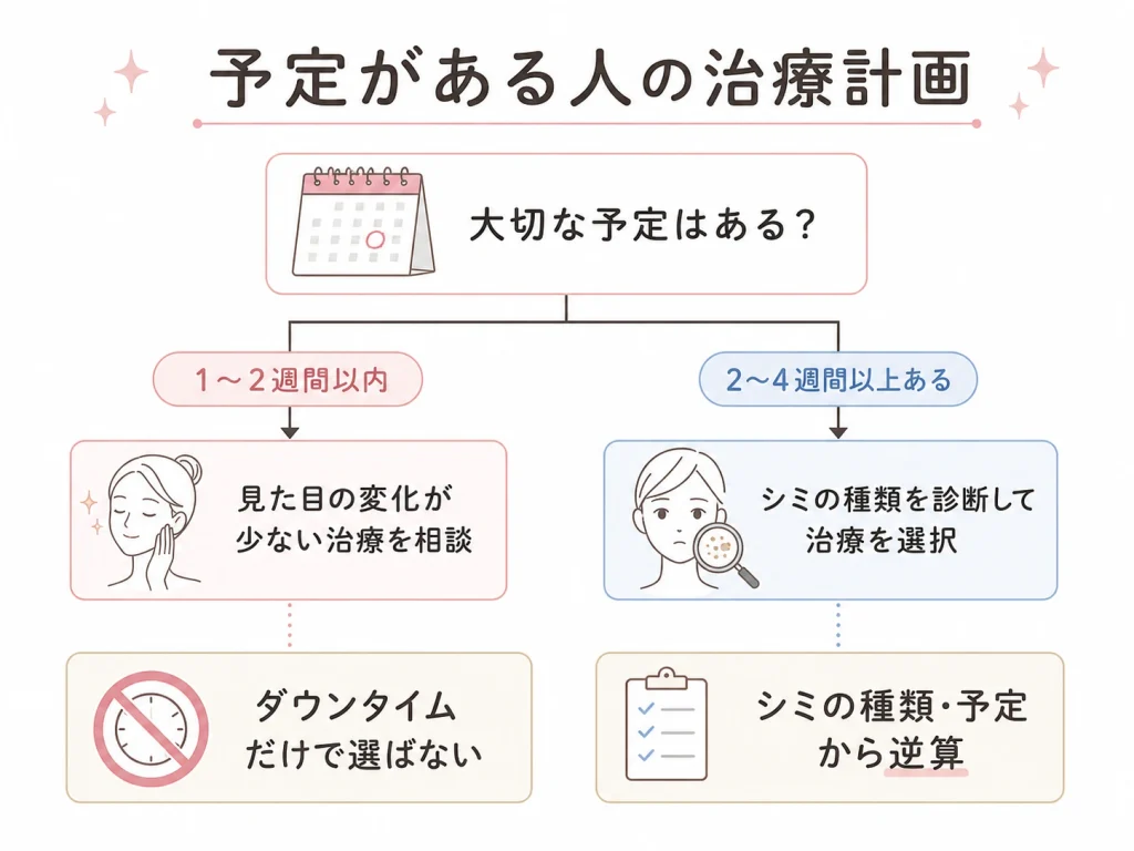 図解3_大切な予定から逆算するシミ治療